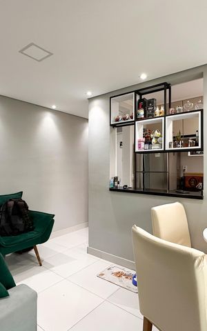 Apartamento à venda com 60m², 3 quartos e 1 vaga Apartamento à venda com 60m², 3 quartos e 1 vagaSala