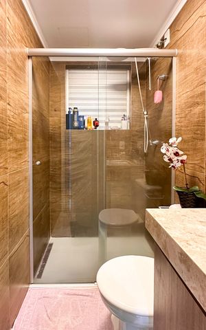 Apartamento à venda com 60m², 3 quartos e 1 vaga Apartamento à venda com 60m², 3 quartos e 1 vagaBanheiro Social