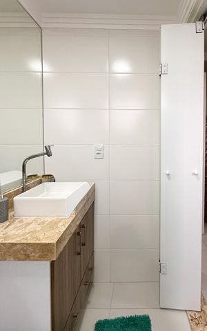 Apartamento à venda com 60m², 3 quartos e 1 vaga Apartamento à venda com 60m², 3 quartos e 1 vagaBanheiro da Suíte