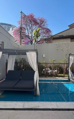 Studio para alugar com 26m², 1 quarto e sem vaga Studio para alugar com 26m², 1 quarto e sem vagaPiscina