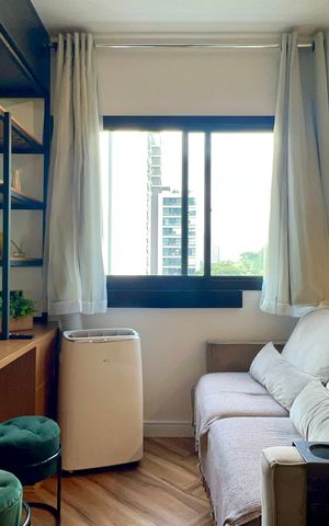 Studio para alugar com 26m², 1 quarto e sem vaga Studio para alugar com 26m², 1 quarto e sem vagaSala