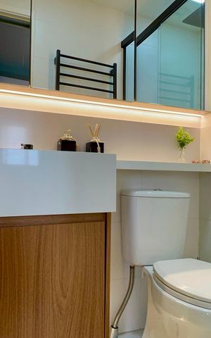 Studio para alugar com 26m², 1 quarto e sem vaga Studio para alugar com 26m², 1 quarto e sem vagaBanheiro