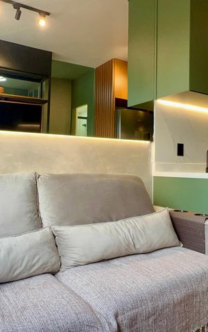 Studio para alugar com 26m², 1 quarto e sem vaga Studio para alugar com 26m², 1 quarto e sem vagaSala