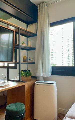 Studio para alugar com 26m², 1 quarto e sem vaga Studio para alugar com 26m², 1 quarto e sem vagaSala