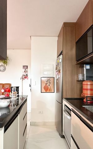 Apartamento à venda com 58m², 2 quartos e 2 vagas Apartamento à venda com 58m², 2 quartos e 2 vagasCozinha