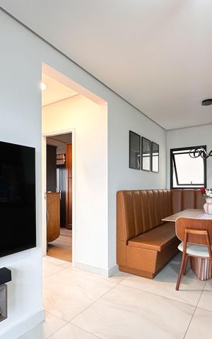 Apartamento à venda com 58m², 2 quartos e 2 vagas Apartamento à venda com 58m², 2 quartos e 2 vagasSala