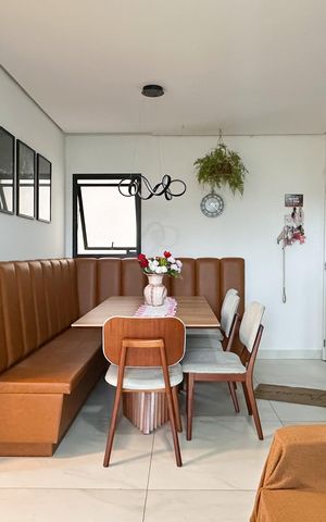 Apartamento à venda com 58m², 2 quartos e 2 vagas Apartamento à venda com 58m², 2 quartos e 2 vagasSala