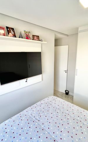 Apartamento à venda com 41m², 2 quartos e 1 vagaQuarto 1