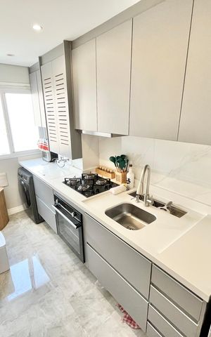 Apartamento à venda com 41m², 2 quartos e 1 vagaCozinha e Área de Serviço