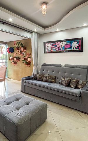 Apartamento à venda com 101m², 4 quartos e 2 vagas