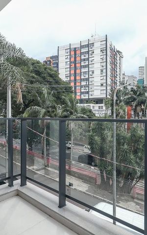 Apartamento à venda com 31m², 0 quarto e sem vagaVaranda
