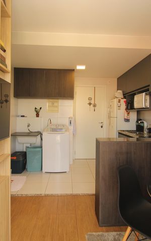 Studio à venda com 27m², 1 quarto e sem vagaStudio