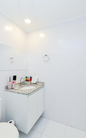 Apartamento à venda com 87m², 3 quartos e 2 vagasBanheiro Social