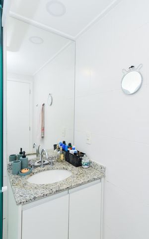 Apartamento à venda com 87m², 3 quartos e 2 vagasBanheiro da Suíte