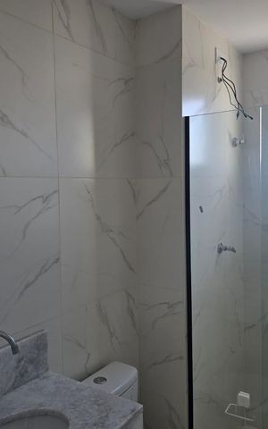 Apartamento para alugar com 110m², 3 quartos e 1 vaga Apartamento para alugar com 110m², 3 quartos e 1 vagaBanheiro Social 01
