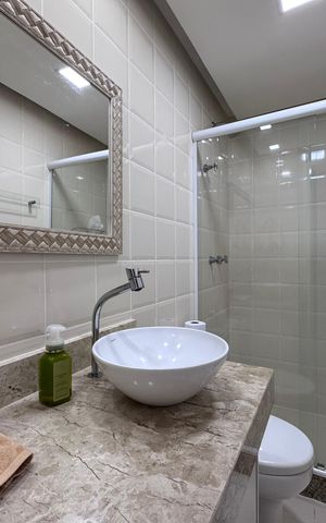 Apartamento à venda com 87m², 2 quartos e 2 vagas Apartamento à venda com 87m², 2 quartos e 2 vagasBanheiro Social