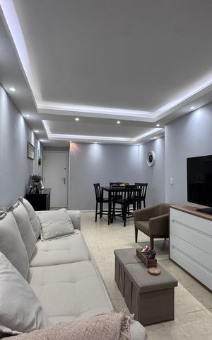 Apartamento à venda com 87m², 2 quartos e 2 vagas Apartamento à venda com 87m², 2 quartos e 2 vagasSala