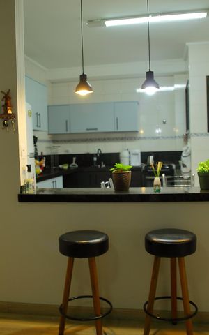 Apartamento à venda com 63m², 2 quartos e 1 vagaCozinha 