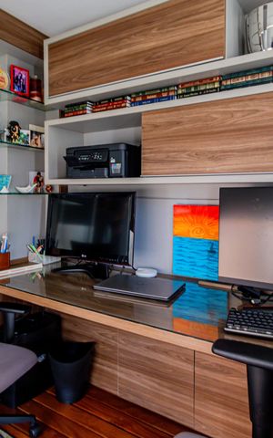 Apartamento à venda com 187m², 4 quartos e 3 vagas Apartamento à venda com 187m², 4 quartos e 3 vagasSuite master - Escritório