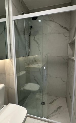 Apartamento à venda com 54m², 1 quarto e 1 vaga Apartamento à venda com 54m², 1 quarto e 1 vagaBanheiro da Suíte
