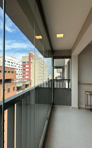 Apartamento à venda com 54m², 1 quarto e 1 vaga Apartamento à venda com 54m², 1 quarto e 1 vagaVaranda da Sala