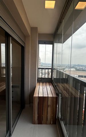 Apartamento à venda com 54m², 1 quarto e 1 vaga Apartamento à venda com 54m², 1 quarto e 1 vagaVaranda da Sala
