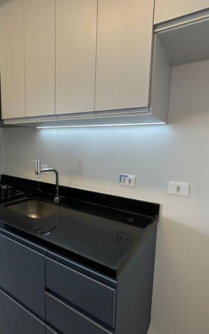 Apartamento à venda com 54m², 1 quarto e 1 vaga Apartamento à venda com 54m², 1 quarto e 1 vagaCozinha