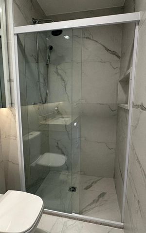 Apartamento à venda com 54m², 1 quarto e 1 vaga Apartamento à venda com 54m², 1 quarto e 1 vagaBanheiro da Suíte
