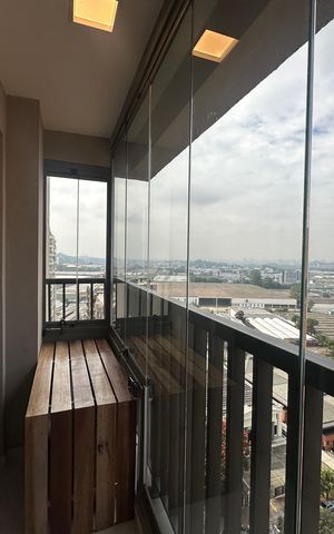 Apartamento à venda com 54m², 1 quarto e 1 vaga Apartamento à venda com 54m², 1 quarto e 1 vagaVaranda da Sala