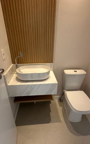 Apartamento à venda com 54m², 1 quarto e 1 vaga Apartamento à venda com 54m², 1 quarto e 1 vagaLavabo
