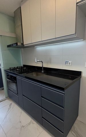 Apartamento à venda com 54m², 1 quarto e 1 vaga Apartamento à venda com 54m², 1 quarto e 1 vagaCozinha
