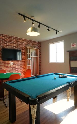 Apartamento à venda com 32m², 2 quartos e sem vagaSalão de jogos