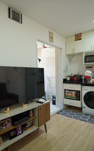 Apartamento à venda com 32m², 2 quartos e sem vagaSala