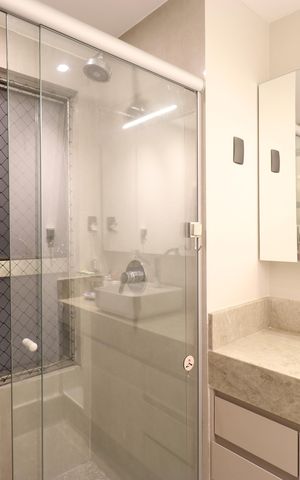 Apartamento à venda com 140m², 3 quartos e 2 vagasBanheiro da Suíte