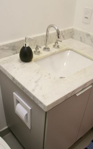 Studio para alugar com 33m², 1 quarto e sem vaga Studio para alugar com 33m², 1 quarto e sem vagaBanheiro