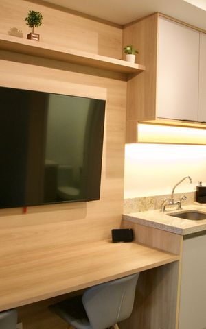 Studio para alugar com 33m², 1 quarto e sem vaga Studio para alugar com 33m², 1 quarto e sem vagaStudio