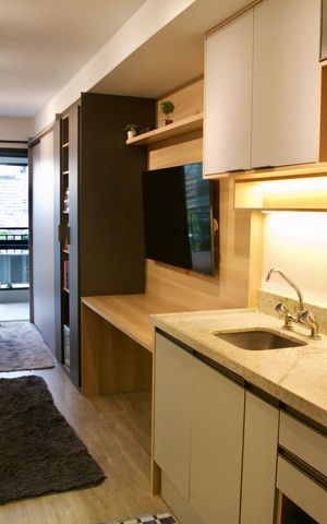 Studio para alugar com 33m², 1 quarto e sem vaga Studio para alugar com 33m², 1 quarto e sem vagaStudio