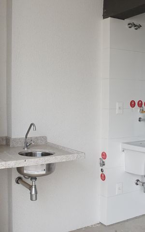 Apartamento à venda com 50m², 1 quarto e 1 vagaDetalhe da area de serviço