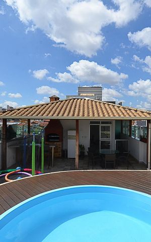 Apartamento à venda com 267m², 4 quartos e 4 vagas Apartamento à venda com 267m², 4 quartos e 4 vagasÁrea Cobertura