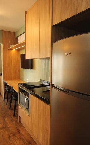 Studio para alugar com 26m², 1 quarto e sem vagaCozinha