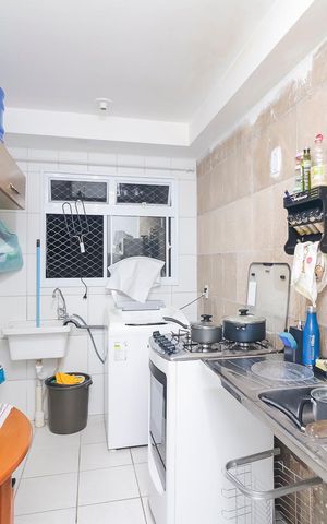 Apartamento para alugar com 51m², 2 quartos e sem vagaCozinha e Área de Serviço