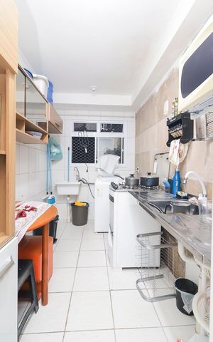 Apartamento para alugar com 51m², 2 quartos e sem vagaCozinha e Área de Serviço