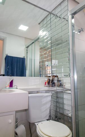 Apartamento à venda com 45m², 1 quarto e 1 vaga Apartamento à venda com 45m², 1 quarto e 1 vagaBanheiro
