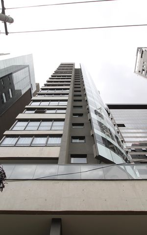 Apartamento para alugar com 45m², 1 quarto e 1 vagaFachada do Prédio