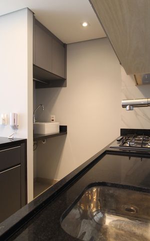 Apartamento para alugar com 45m², 1 quarto e 1 vagaCozinha e Área de Serviço