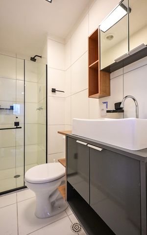 Apartamento para alugar com 40m², 2 quartos e sem vagaBanheiro
