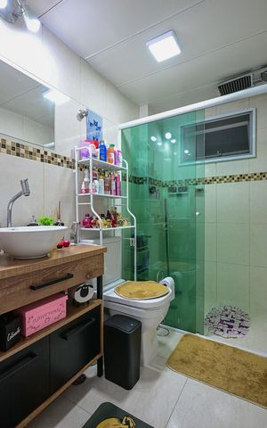 Apartamento à venda com 60m², 2 quartos e 1 vagaBanheiro