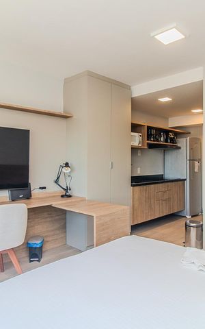 Apartamento à venda com 28m², 1 quarto e 1 vagaStudio