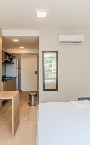 Apartamento à venda com 28m², 1 quarto e 1 vagaStudio