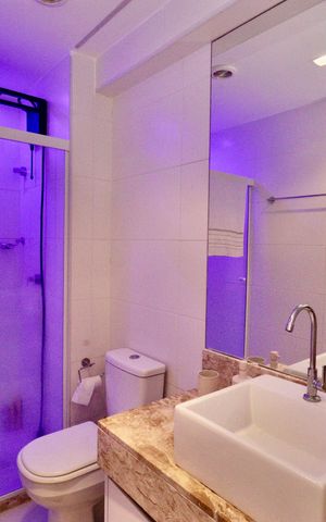 Apartamento para alugar com 56m², 1 quarto e 1 vaga Apartamento para alugar com 56m², 1 quarto e 1 vagaBanheiro